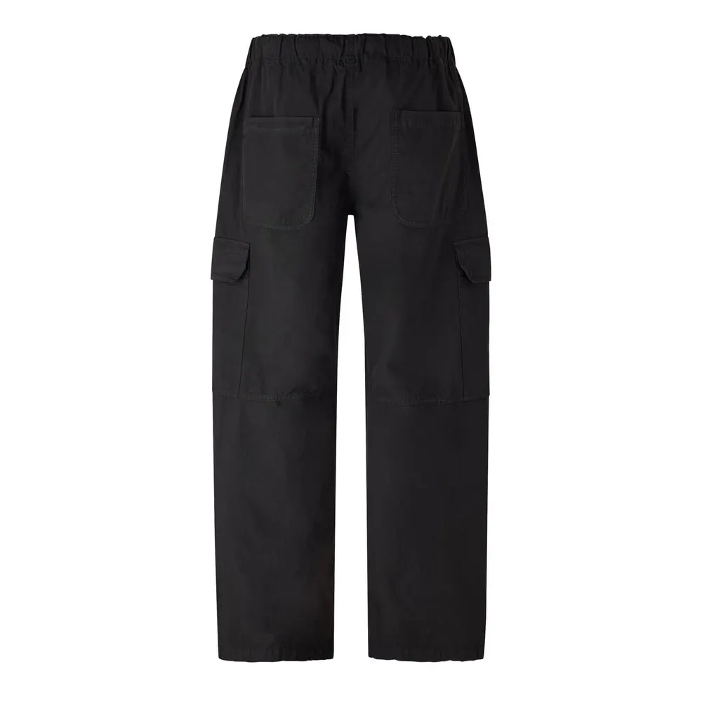Palm Angels Men's Cargo Trousers in Black, additional product view 2
