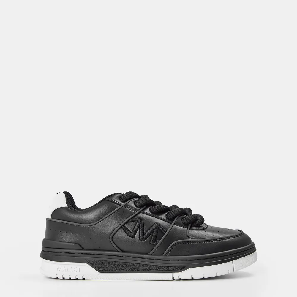 Mallet Men's Clayton Low-Top Trainers in Black Ice – Footwear