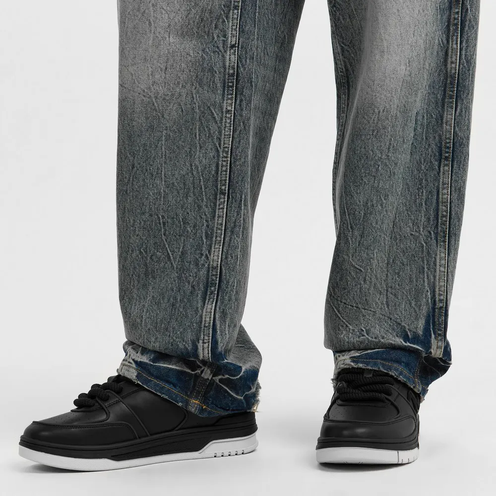 Mallet Men's Clayton Low-Top Trainers in Black Ice, additional product view 3