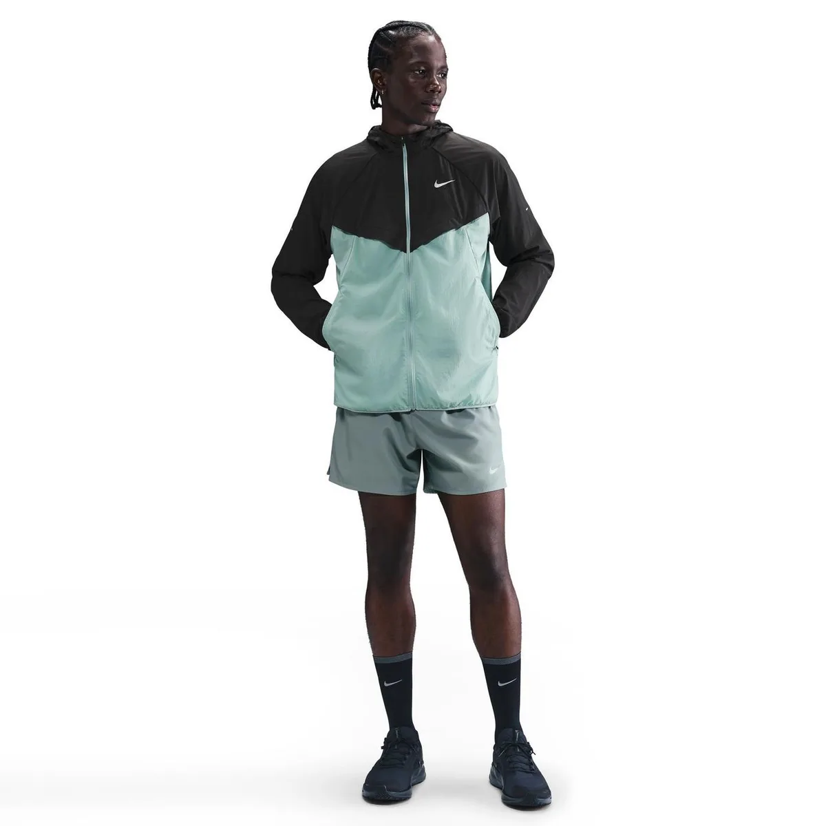 For Him Nike Stride Jacket in Cannon/Black, additional product view 3