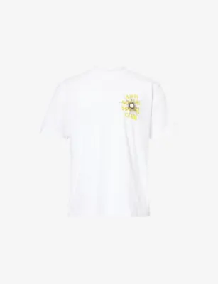 ANTI SOCIAL SOCIAL CLUB Printed Crewneck Cotton T-Shirt - BLACK detail 2