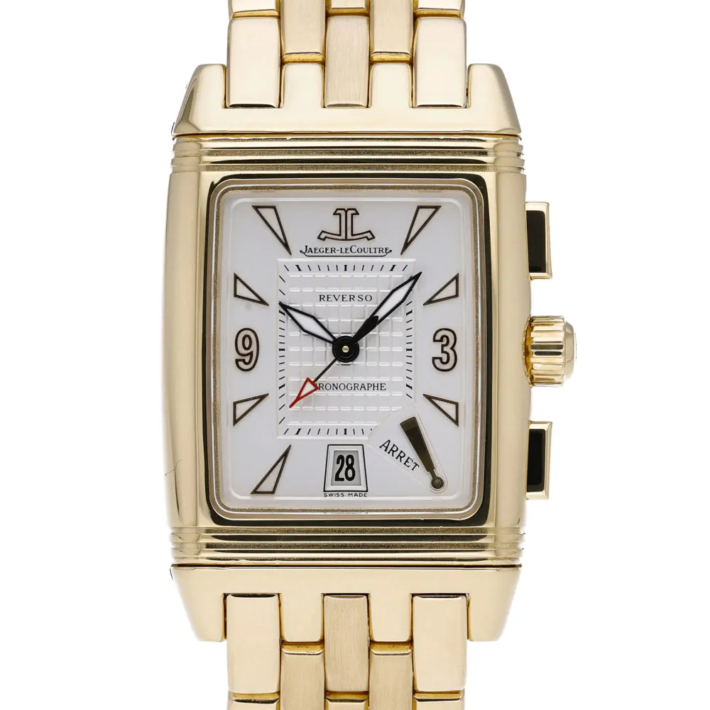Jaeger-LeCoultre Reverso Gran Sport Chrono 2951101 — 2004 — Excellent in Silver – Pre-owned watches