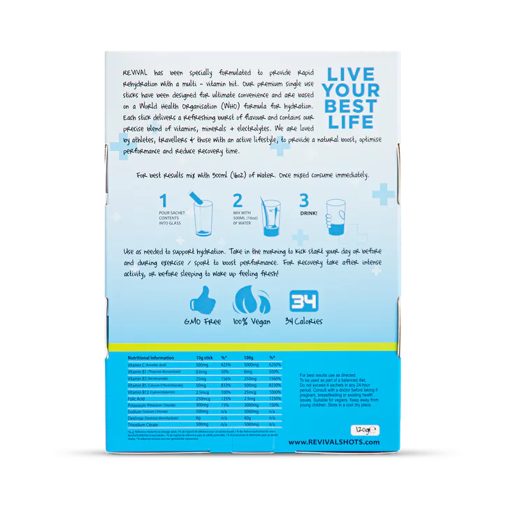 REVIVAL Rehydration & Recovery - Watermelon 12 pack detail 3