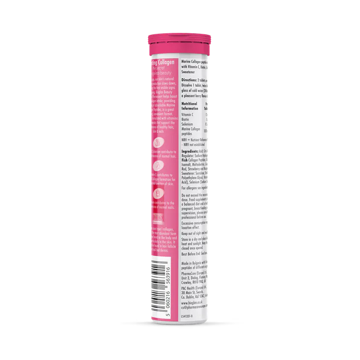 Bioglan Beauty Collagen Effervescent 20 Tablets detail 2