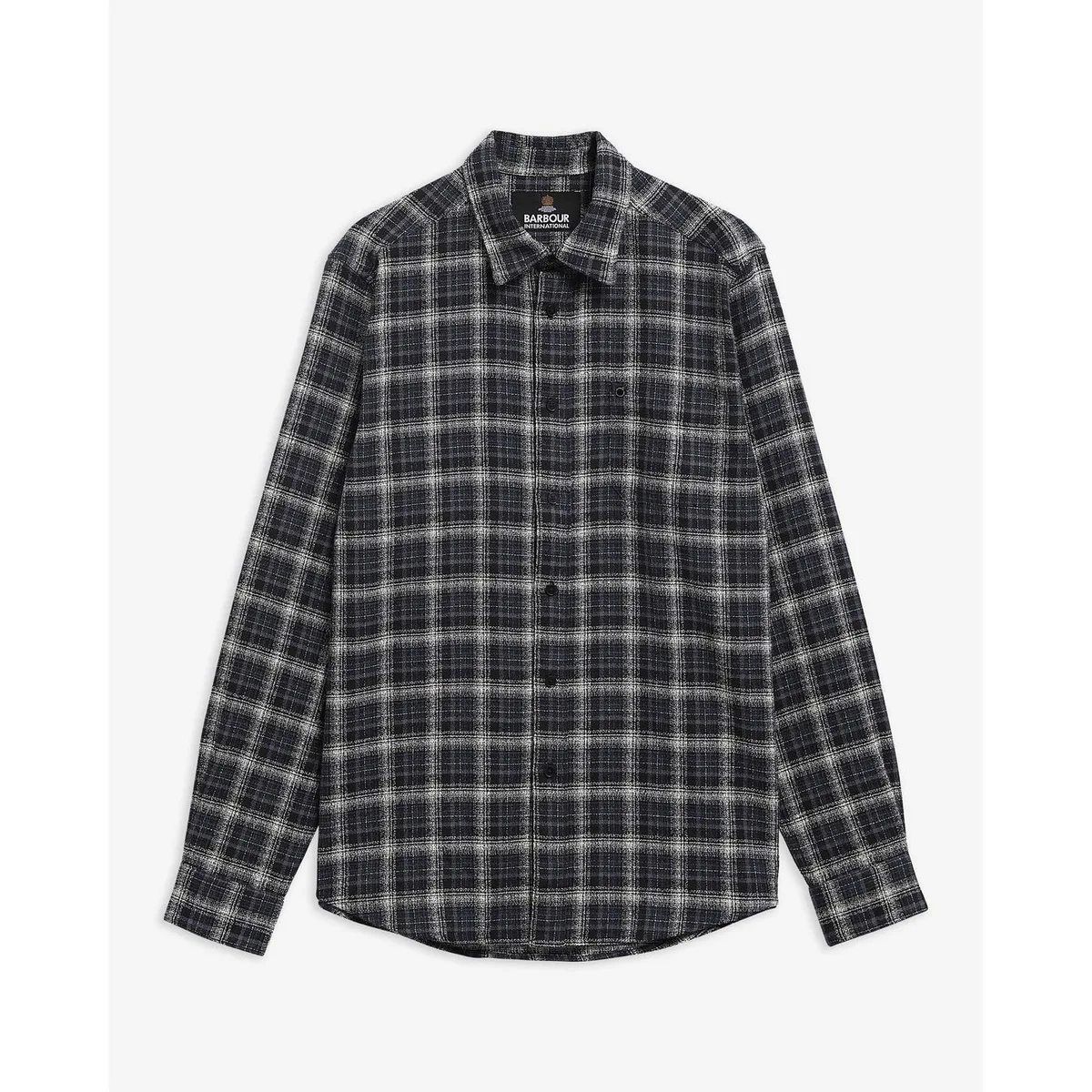 Barbour International Men's Traverse Cotton Long-Sleeve Tailored-Fit Patterned Shirt
