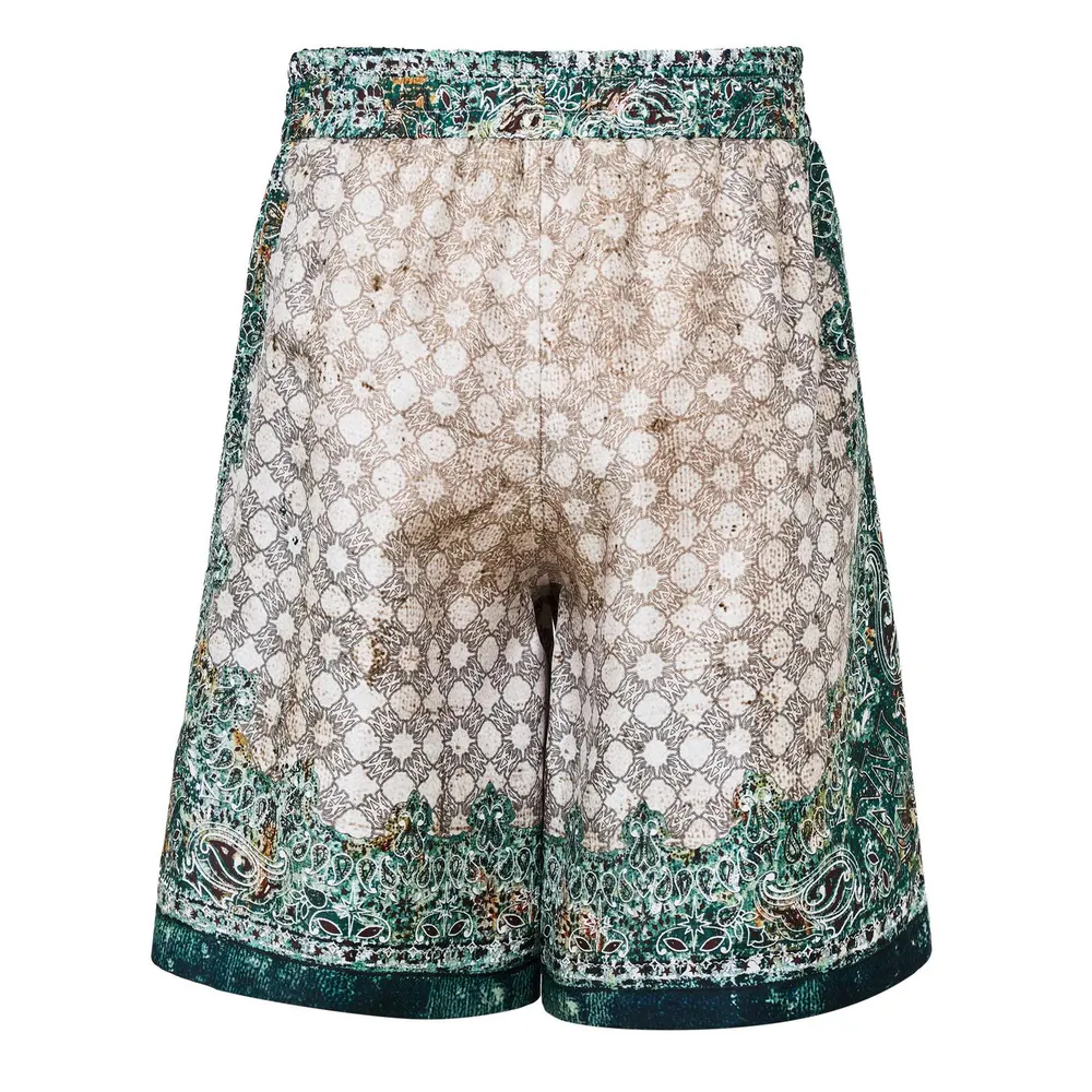 Amiri Men's Bandana Woven Tracksuit Shorts detail 2