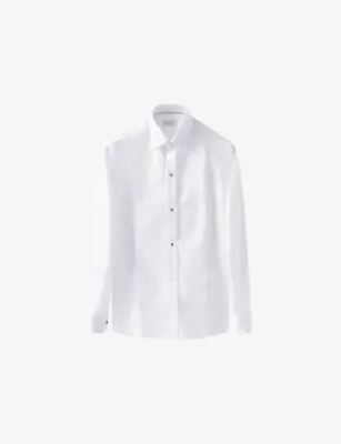 ETON Long-Sleeved Super Slim-Fit Cotton Shirt - 17.75