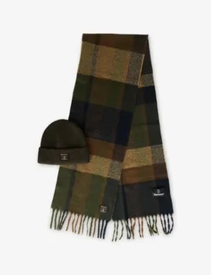 BARBOUR Westerdale Beanie & Scarf Set