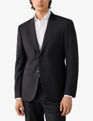 HACKETT Tailored Single-Breasted Wool Blazer - 40R detail 3