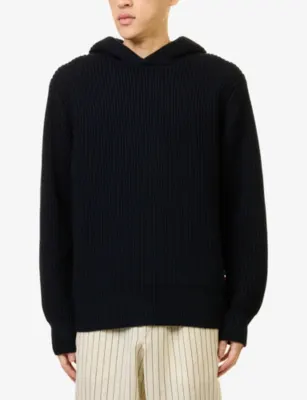 ORLEBAR BROWN Kirk Chunky Merino-Wool Knitted Hoody detail 3