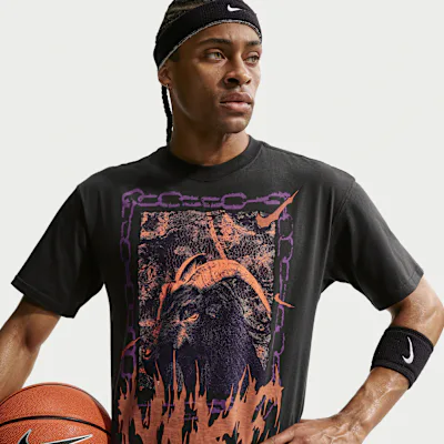 Nike Men's Basketball T-Shirt - Off-Noir in Off-Noir – Nike men's and unisex