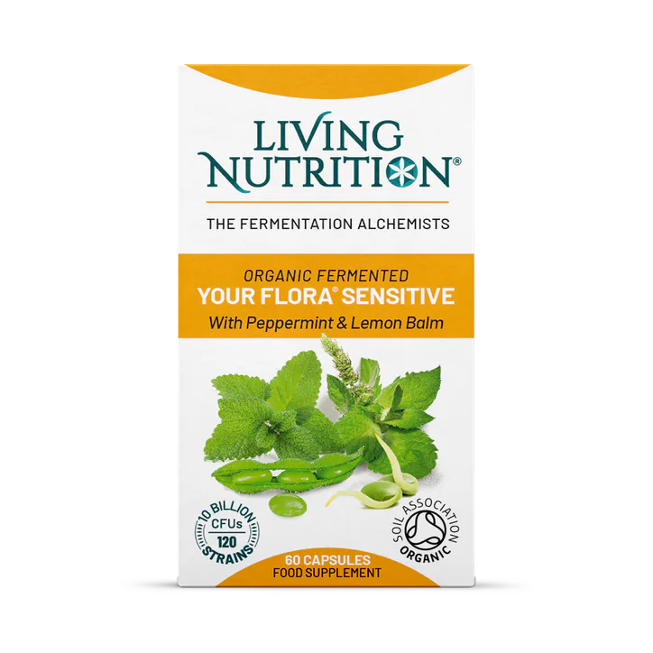 Living Nutrition Organic Your Flora Sensitive 60 Caps