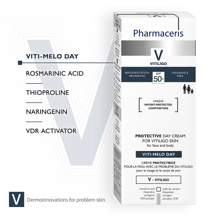Pharmaceris V - Viti-Melo Day Protective Day Cream for Vitiligo 75ml detail 3