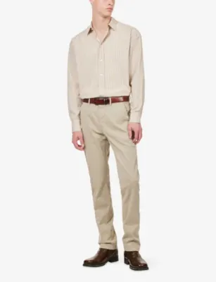 7 FOR ALL MANKIND Slimmy Tapered Luxe Performance Plus Stretch-Woven Chinos detail 2