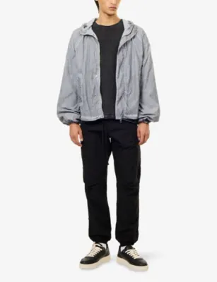 THE COUTURE CLUB Washed Zip-Through Shell Windbreaker detail 2