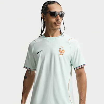 Nike France National Team 2026 Stadium Away Men's Nike Dri-FIT Football Shirt - Igloo/Monarch/Monarch