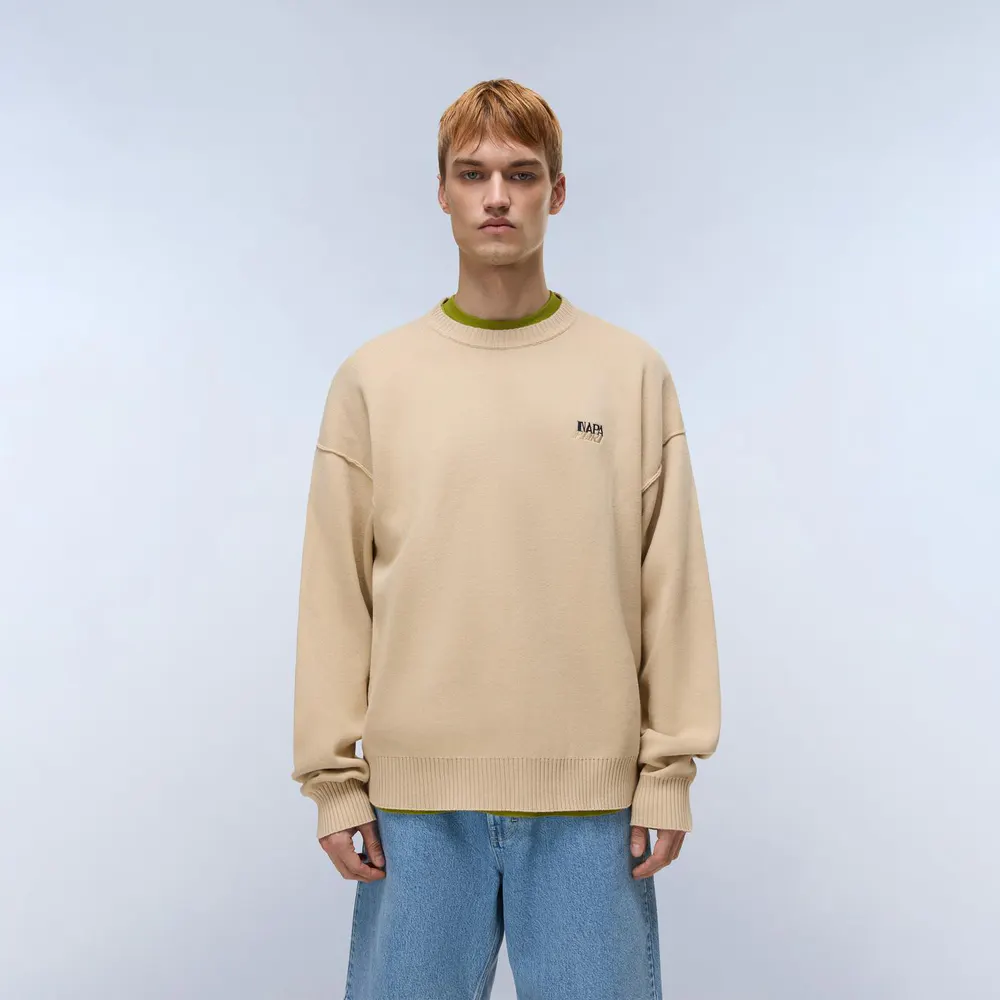 Napapijri Men's Optical Crew Neck Jumper detail 3
