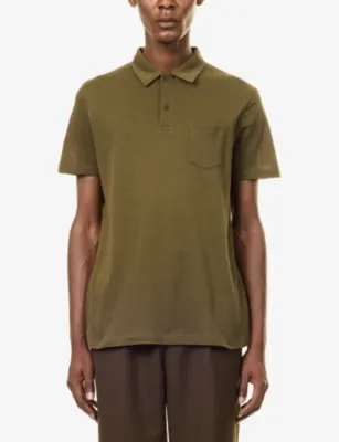 SUNSPEL Riviera Supima Cotton Polo T-Shirt detail 3
