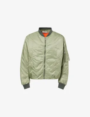 AWGE Cangiante Long-Sleeve Woven Bomber Jacket