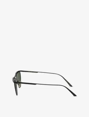 OLIVER PEOPLES OV1342S 1984C Round-Frame Metal Sunglasses detail 2