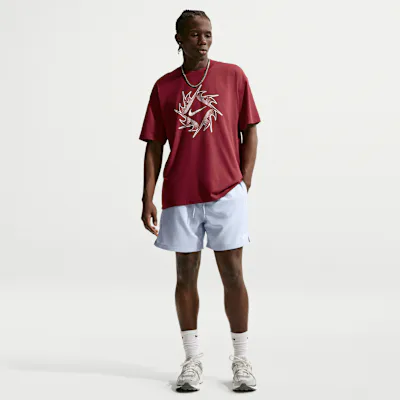 Nike Club Men's Woven Flow Shorts - Hydrogen Blue/White