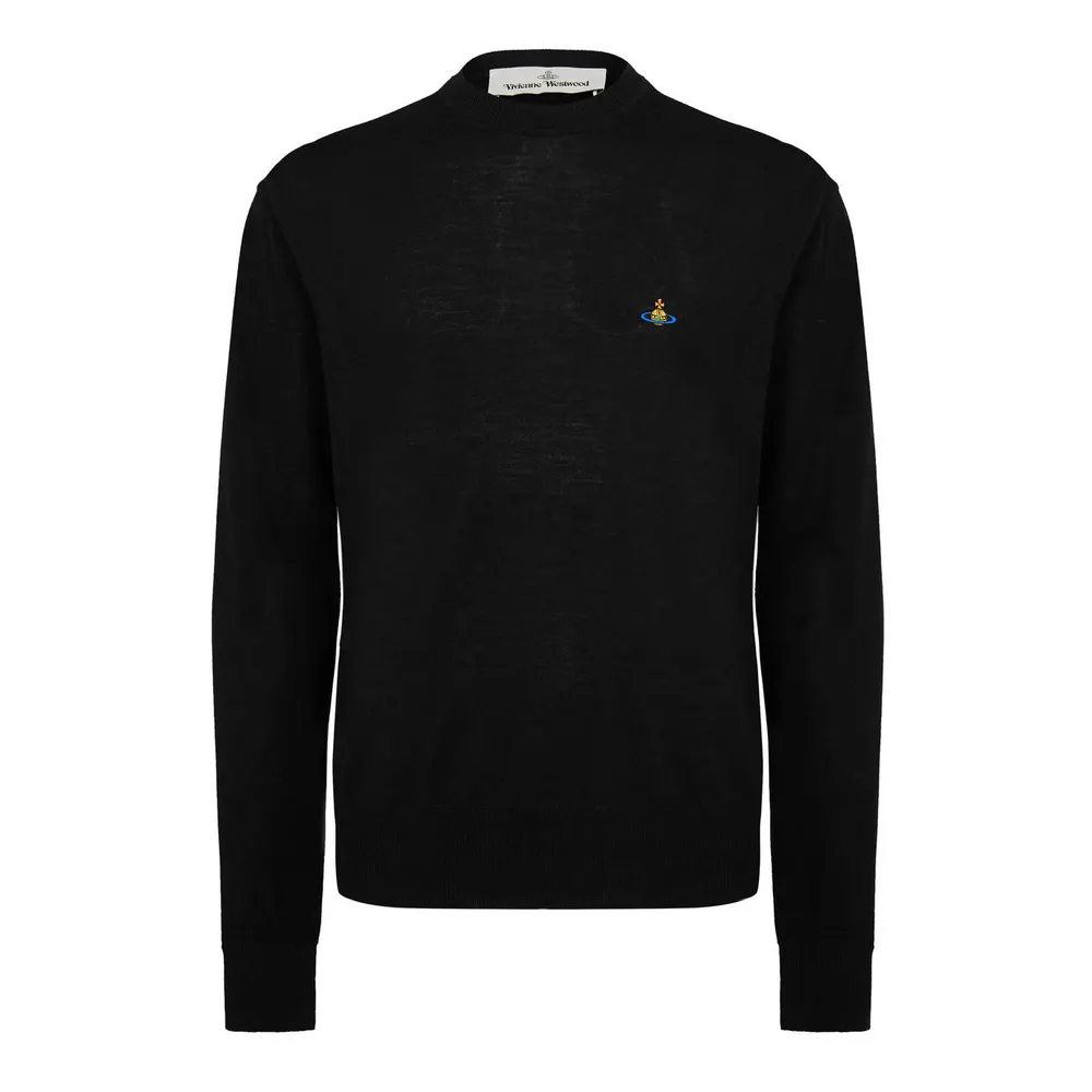 Vivienne Westwood Men's Alex Crew Neck Jumper in Black – Clothing