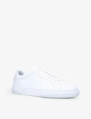 AXEL ARIGATO Atlas logo-embossed leather low-top trainers - EUR 44 / 10 UK MEN in WHITE, additional product view 3