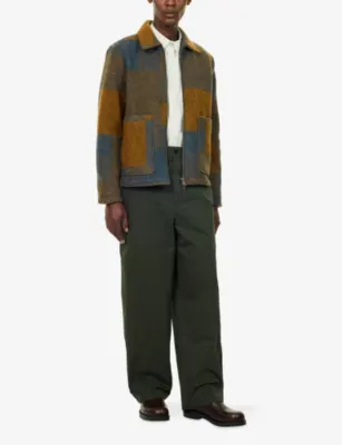 NN07 Gael Checked Wool-Blend Jacket detail 2