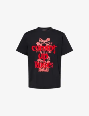 SIMONE ROCHA Coming Up Roses Cotton T-Shirt