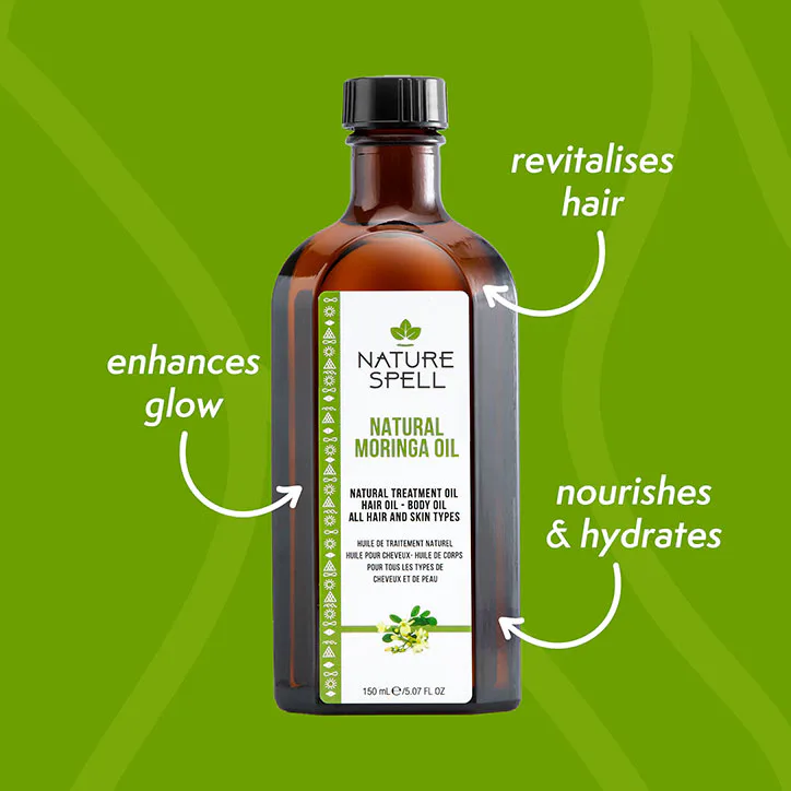 Nature Spell Moringa Oil For Hair 150ml, additional product view 2