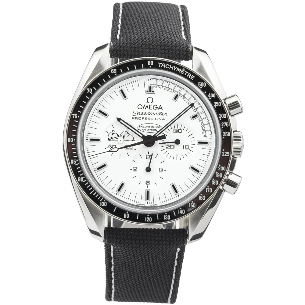 Omega Speedmaster Snoopy 311.32.42.30.04.003 — 2015 — Very good in White Baton – Pre-owned watches