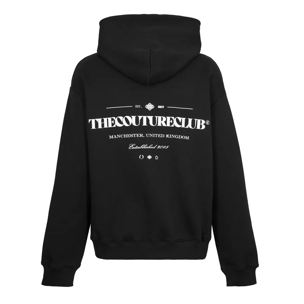 The Couture Club Men's Copyright Hood Pull Over Hoodie detail 2