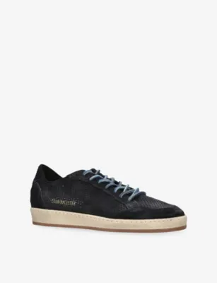 GOLDEN GOOSE Ball Star Perforated Suede Trainers - EUR 40 / 6 UK MEN in BLUE, additional product view 3