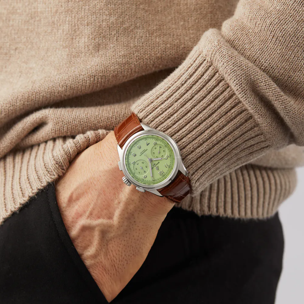 Breitling Premier Heritage Chronograph 40 Watch in Pistachio, additional product view 3