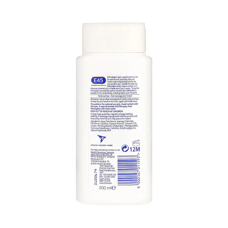 E45 Moisturising Lotion 200g detail 2