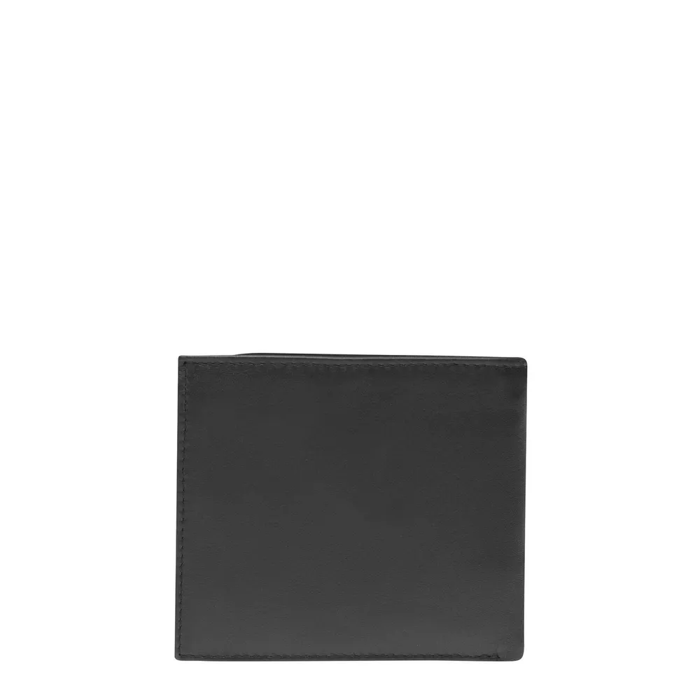 Ted Baker Men's Leather Billfold Wallet in Black, additional product view 2