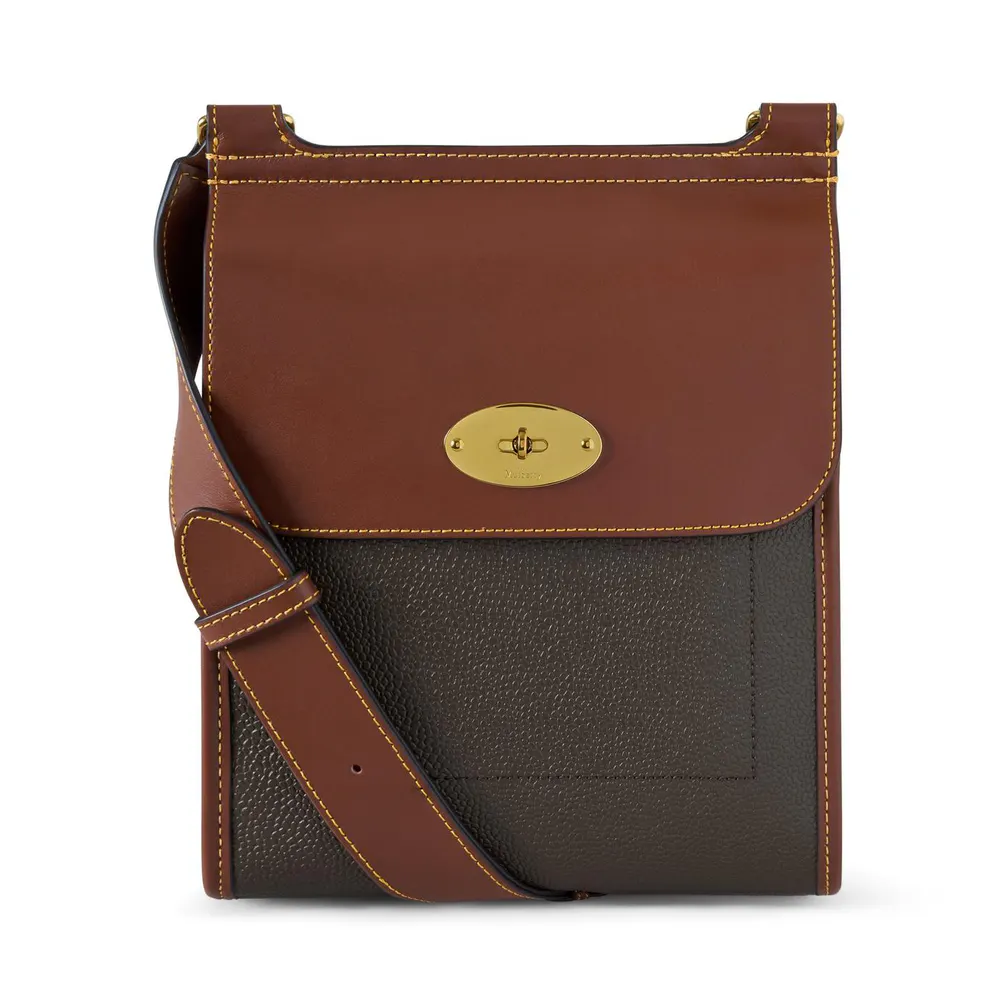 Mulberry Antony Scotchgrain and Leather Cross-Body Bag