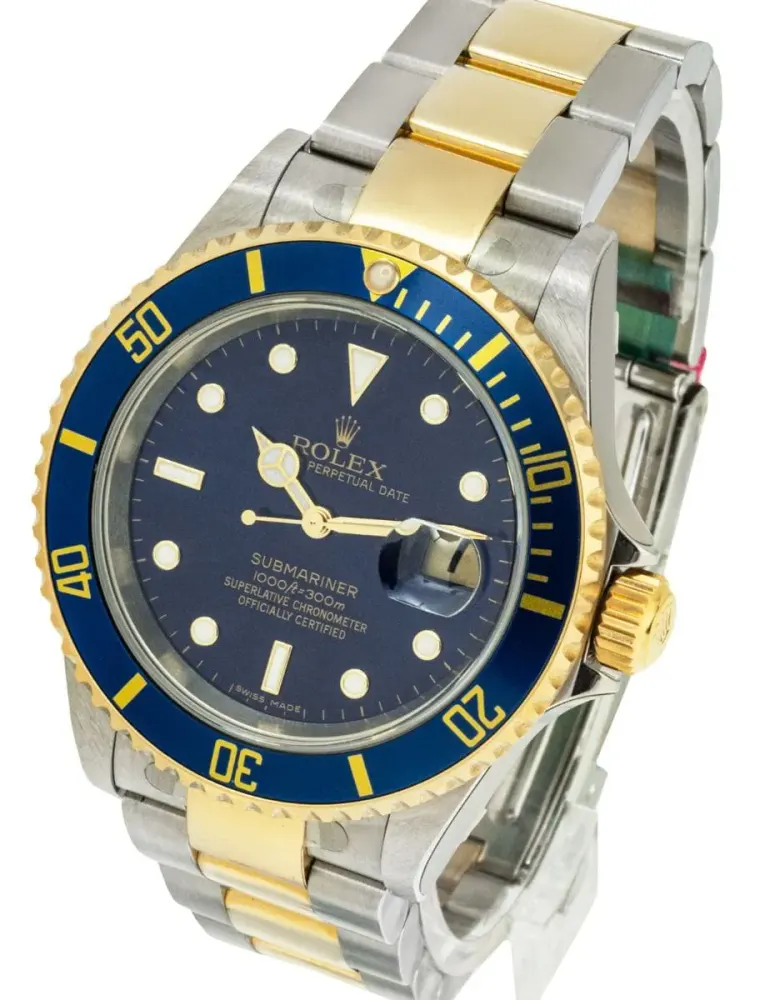 Rolex Submariner 16613 — 2004 — Unworn detail 2
