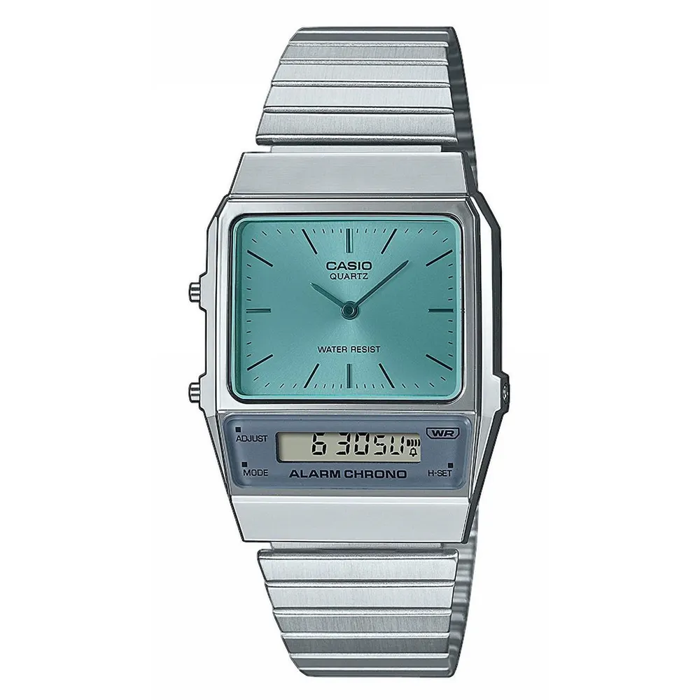 Casio Neo-Vintage Quartz Stainless Steel Digital Watch
