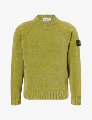 STONE ISLAND Mouliné Cotton Chenille Knit Jumper