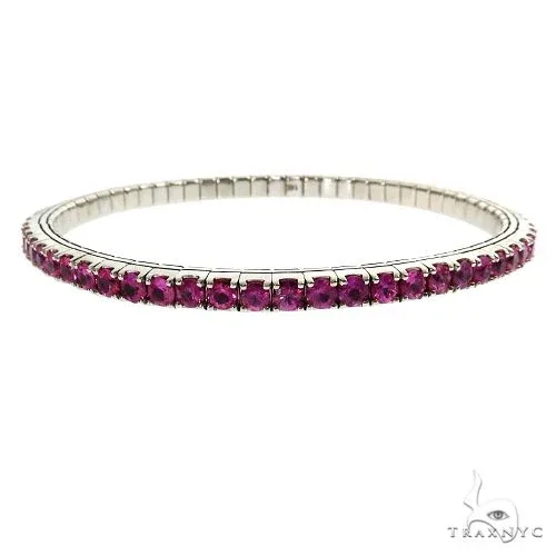 PIA - For Him GEMSTONES Cherry Blossom Stretch Bangle Bracelet 69887 in Rose – Bracelet