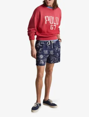 POLO RALPH LAUREN Traveller Tropical-Print Swim Shorts detail 2