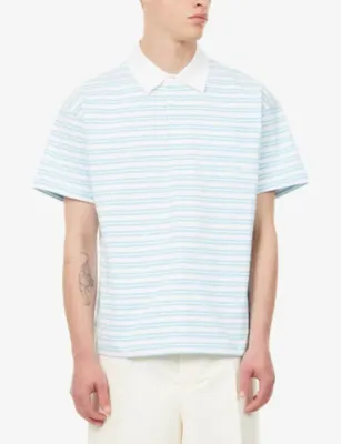 SUMMIT Rugby Cotton Polo Top detail 3