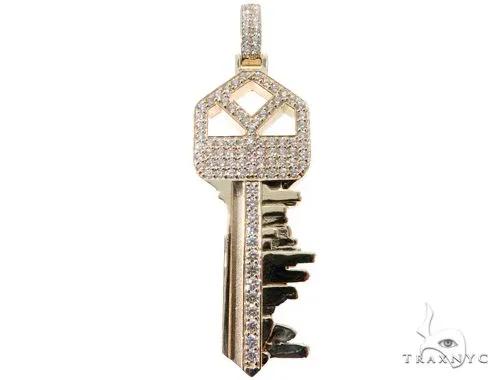 RINA - For Him CUSTOM Custom Boston Skyline Key Diamond Pendant 64202 in Rose Gold – Pendant