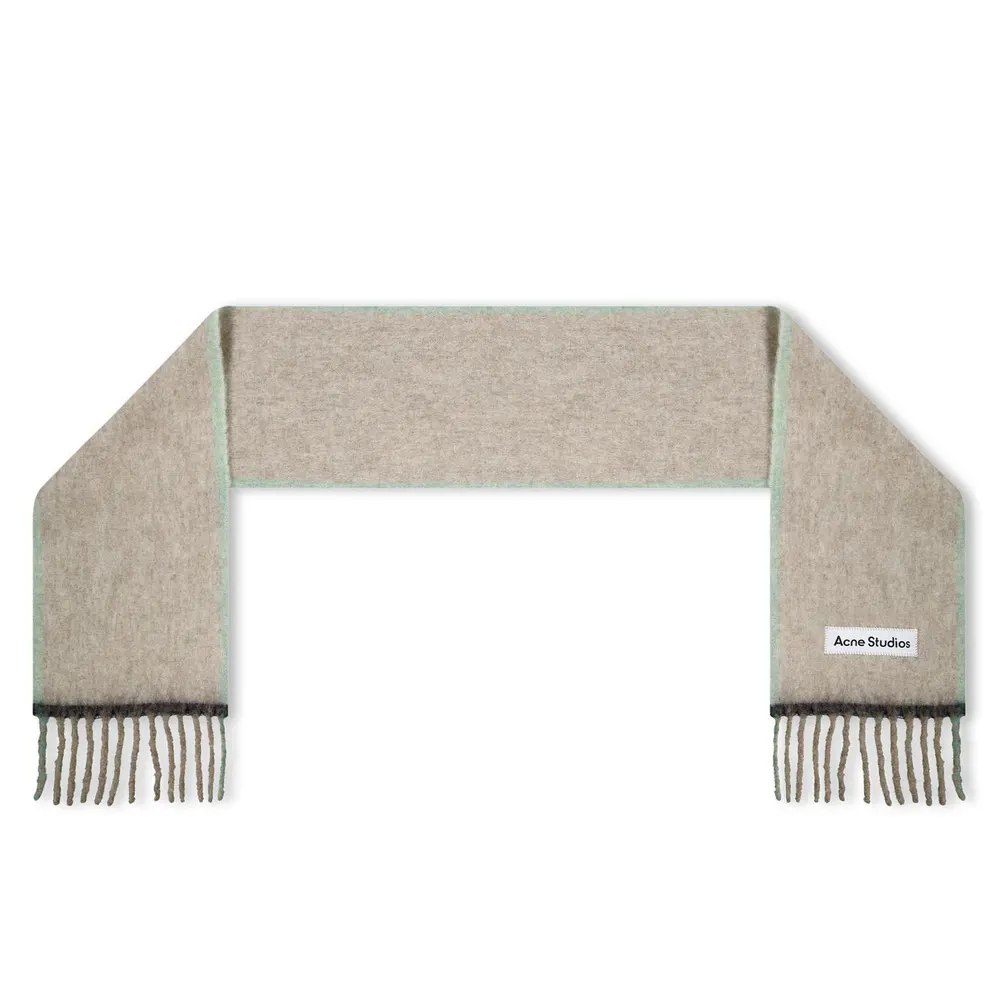 Acne Studios Vally Solid Scarf detail 2