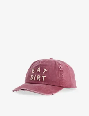 DUKE & DEXTER Eat Dirt Embroidered Cotton Cap