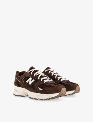 NEW BALANCE MR530 Suede And Mesh Trainers - 7 in PUMPERNICKEL SEA SALT, additional product view 3