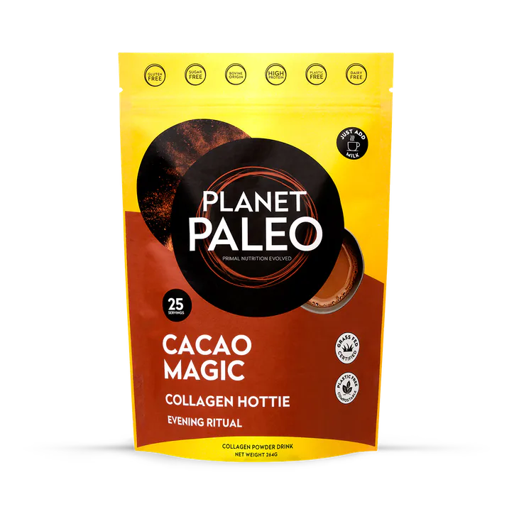 Planet Paleo Cacao Collagen powder drink 264g