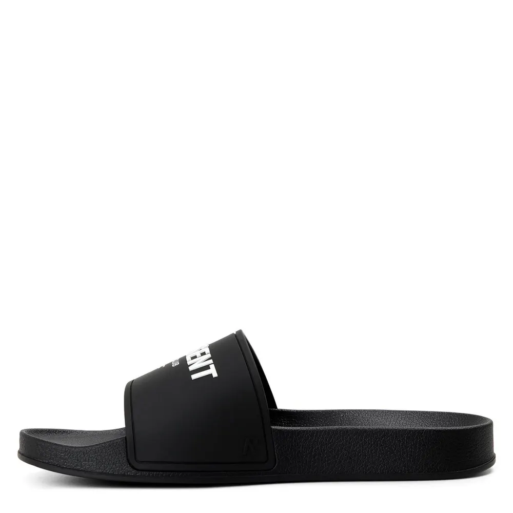 Represent Men's Pool Sliders in Black, additional product view 2