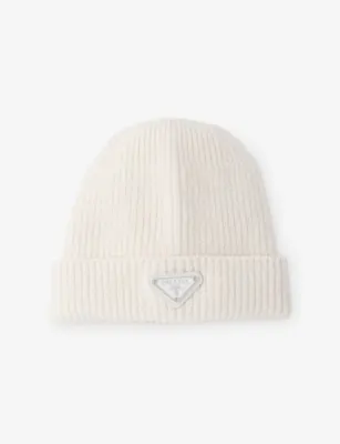 PRADA Wool and Cashmere Beanie - BLACK - XXXXL detail 2